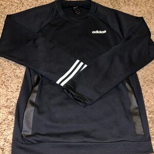 Adidas black crewneck sweatshirt size small worn once